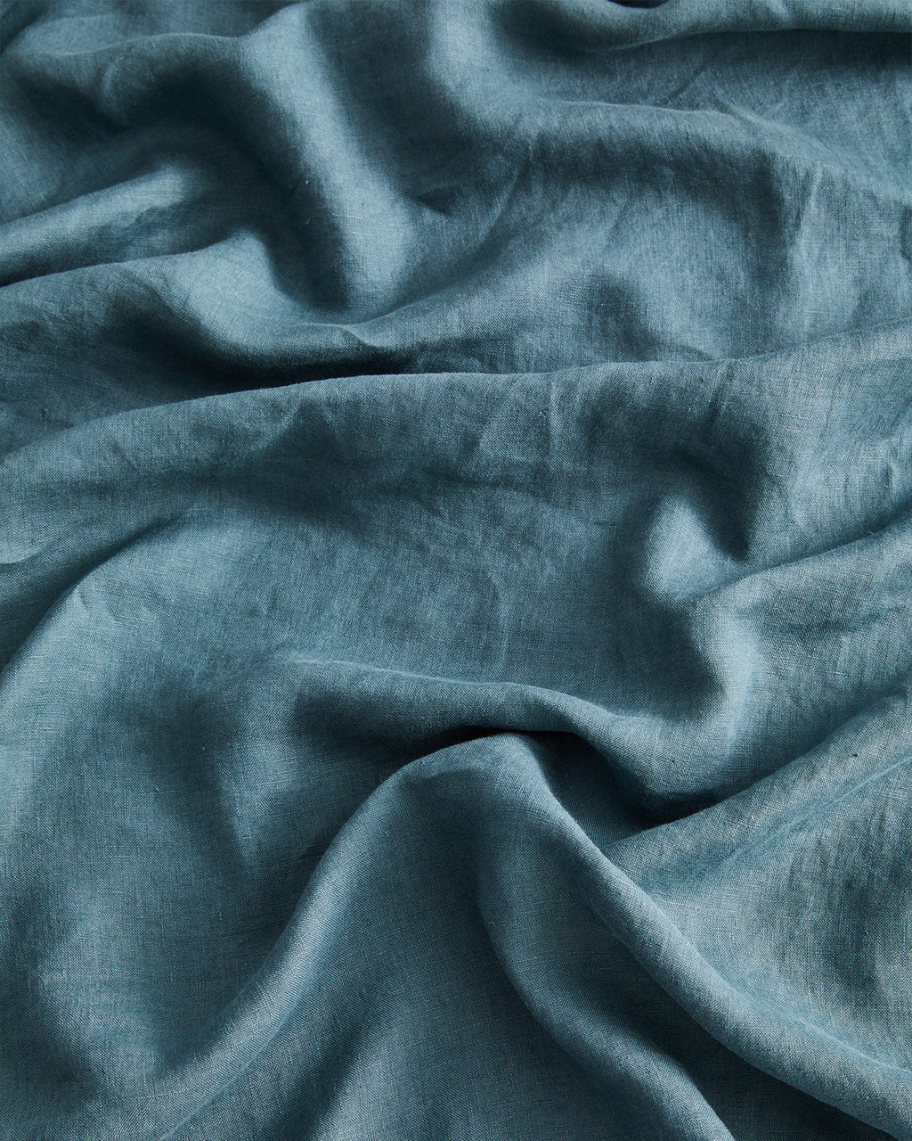 Petrol 100% French Flax Linen Duvet Cover Set