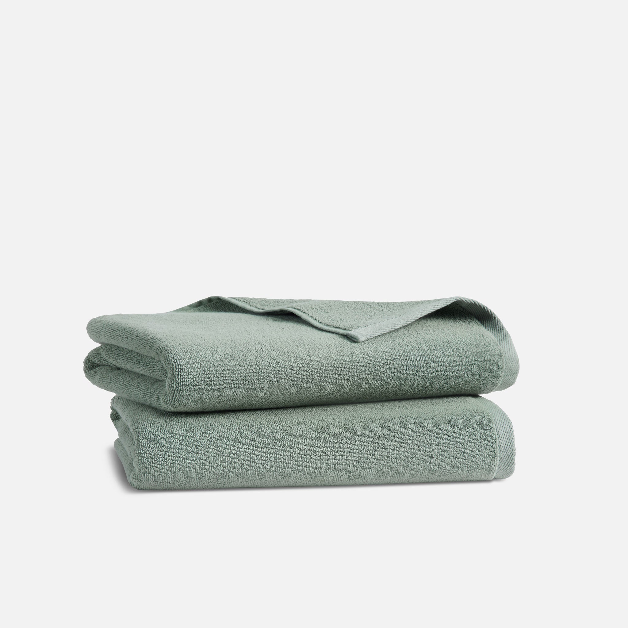 Plush Turkish Cotton Bath Towels Set of 2