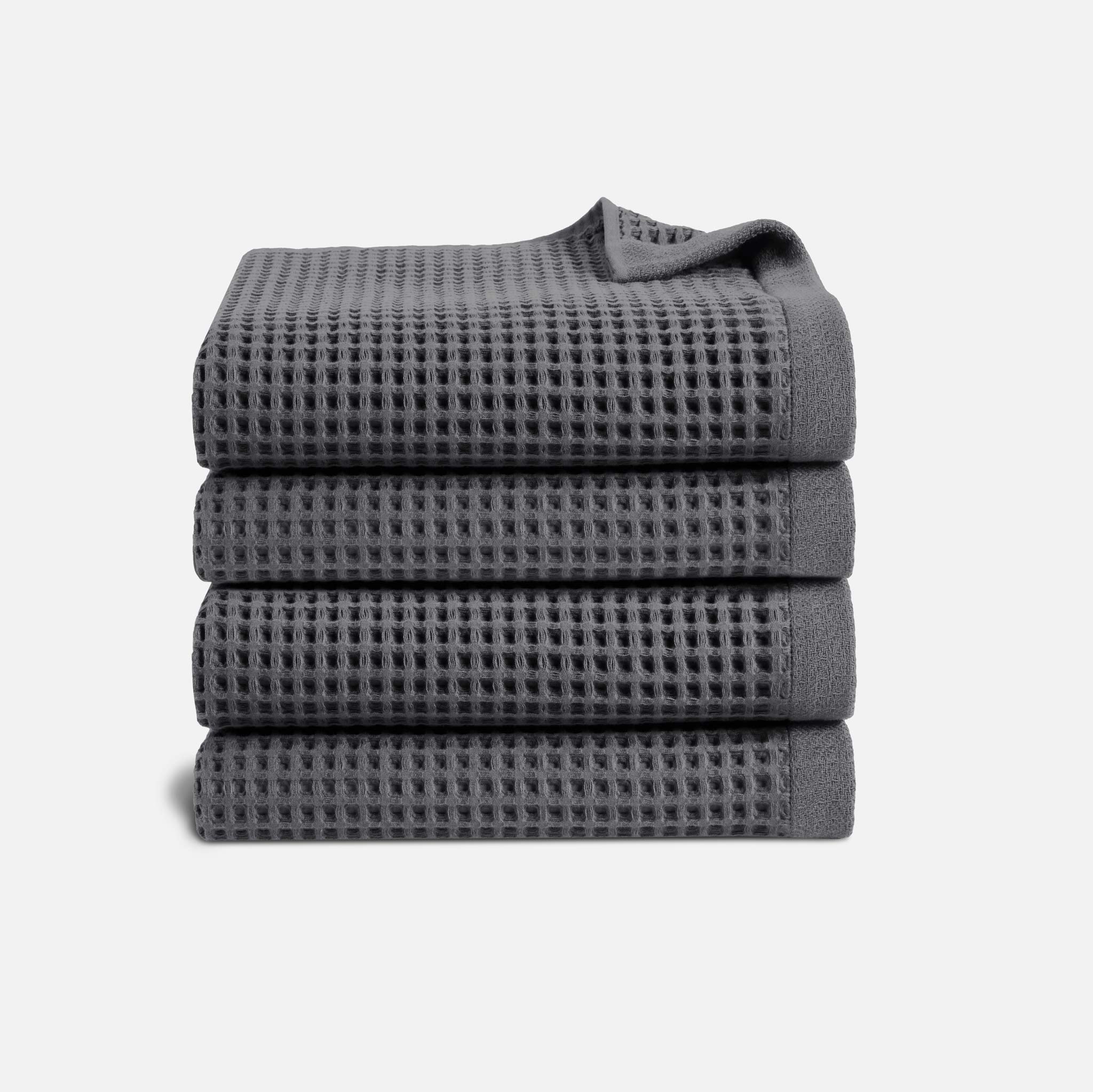 Dreamweave Waffle Set of 4 Bath Towel Bundle