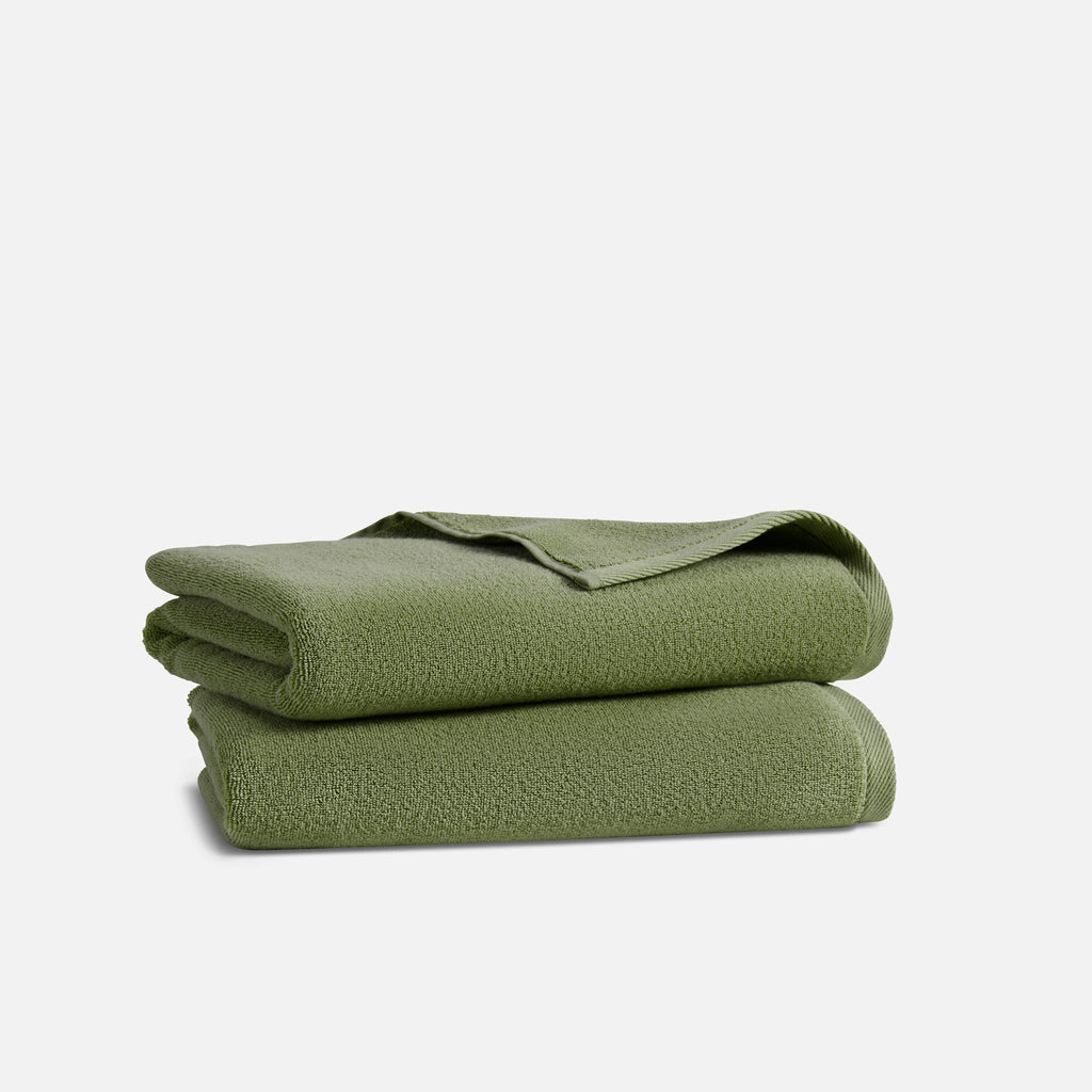 Plush Turkish Cotton Bath Towels Set of 2