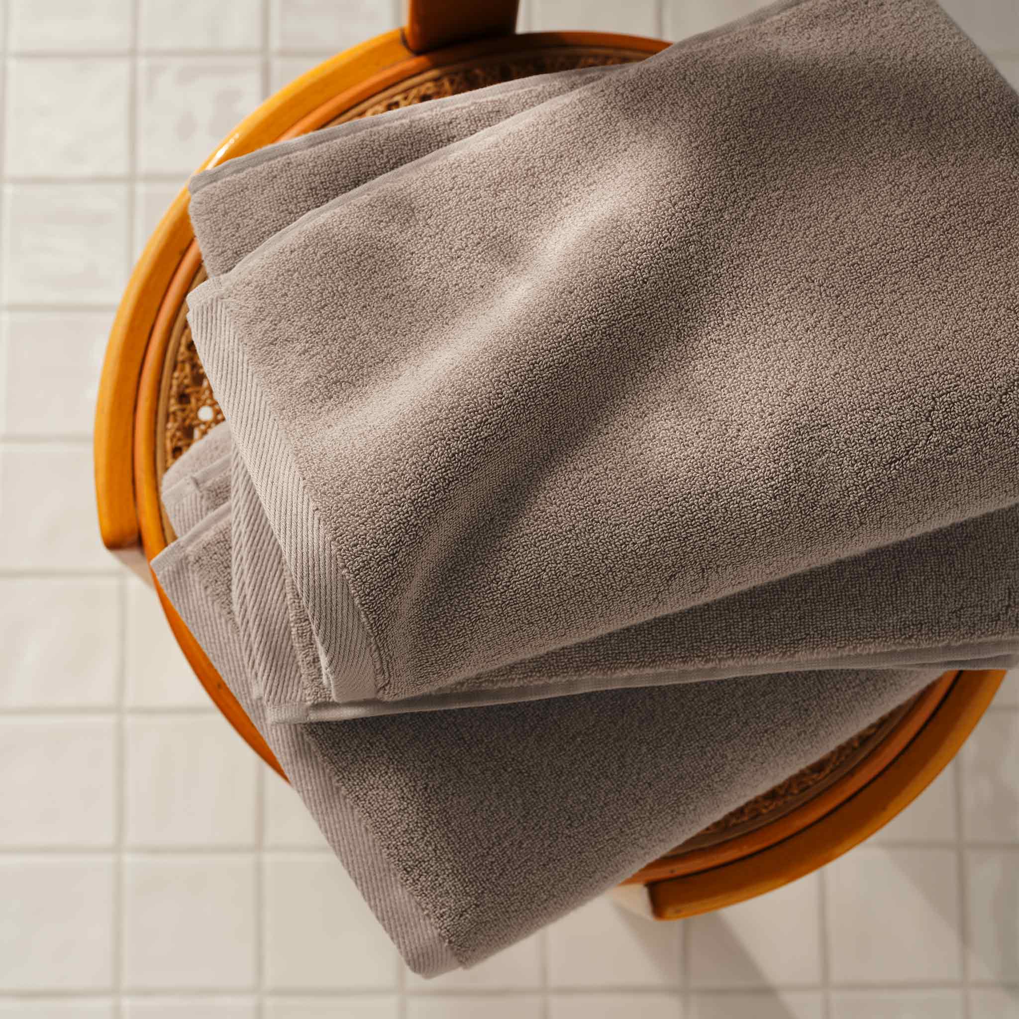 Plush Turkish Cotton Bath Towels Set of 2