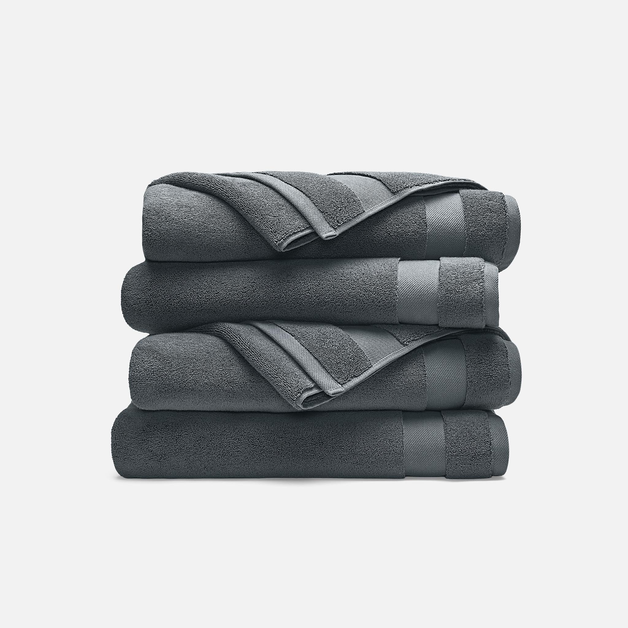 Super-Plush Set of 4 Bath Towel Bundle