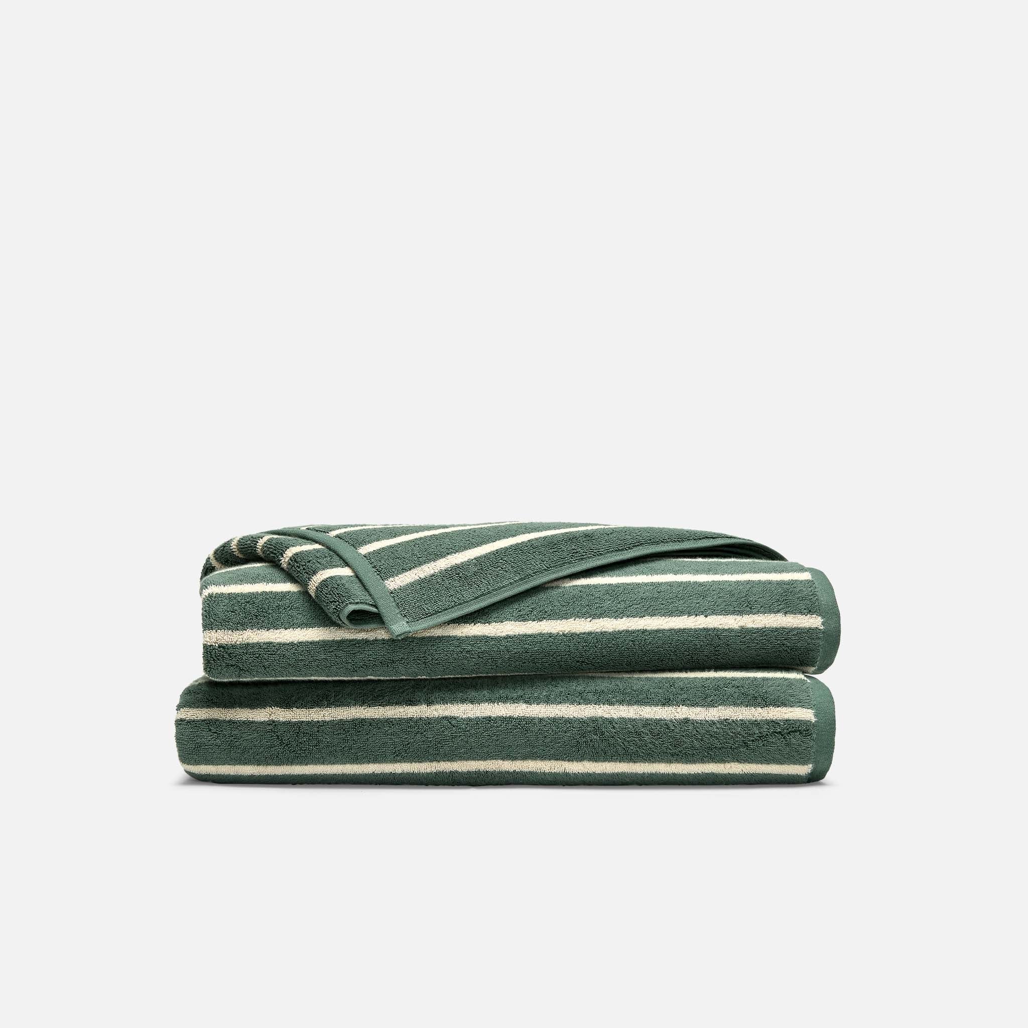 Super-Plush Turkish Cotton Bath Towels Set of 2