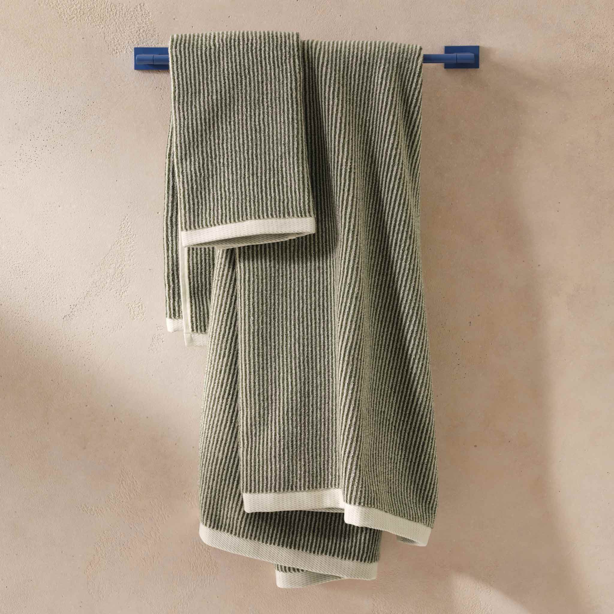 Plush Turkish Cotton Bath Towels Set of 2